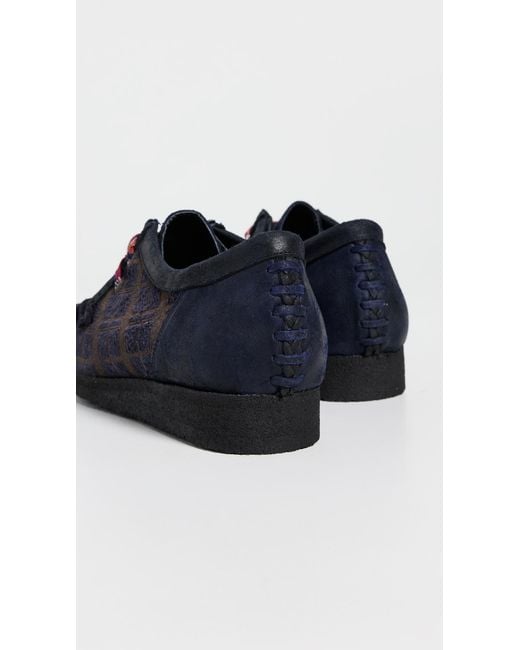 Clarks Blue Nicholas Daley X Originals Wallaby Loafers for men