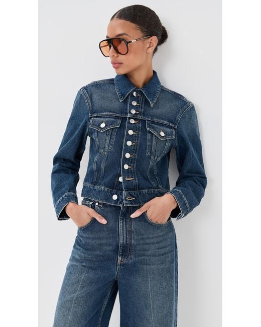 Stella McCartney Blue Button Up Denim Jacket