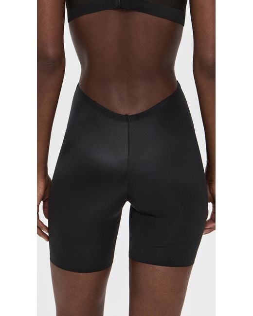 Spanx Black Low Back Mid-Thigh Shapewear
