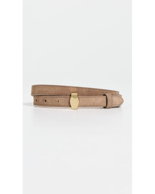 Veronica Beard Multicolor Suede Dash Belt
