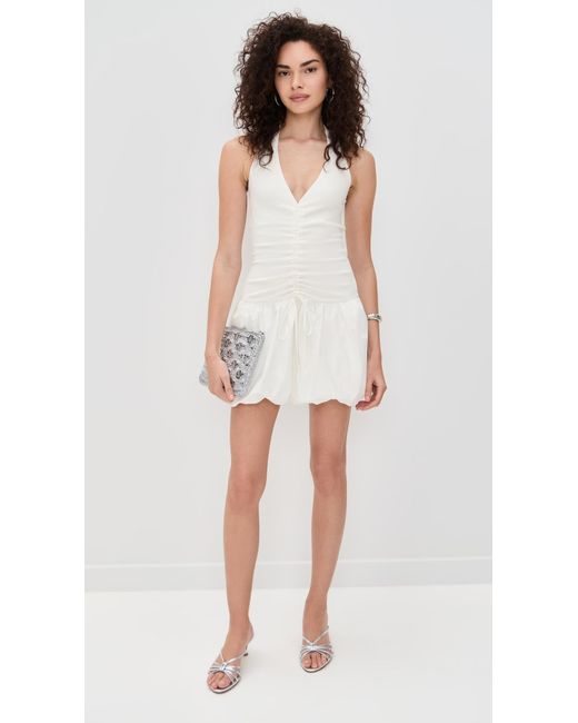 Bec & Bridge White Freya Bubble Mini Dress