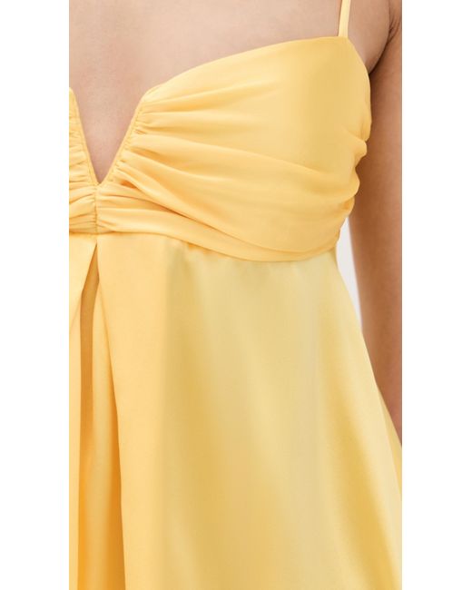 amanda uprichard women's liana silk dress Amanda Uprichard Liana Dress in Blue