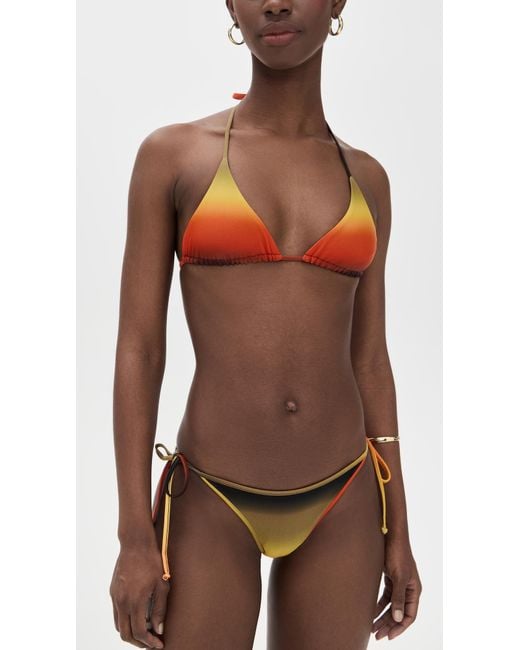 The Attico Red Bikini Set