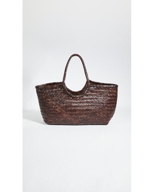 Dragon Diffusion Brown Nantucket Basket Bag