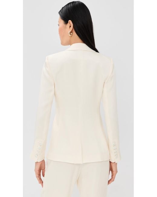 Veronica Beard White Rickie Dickey Jacket