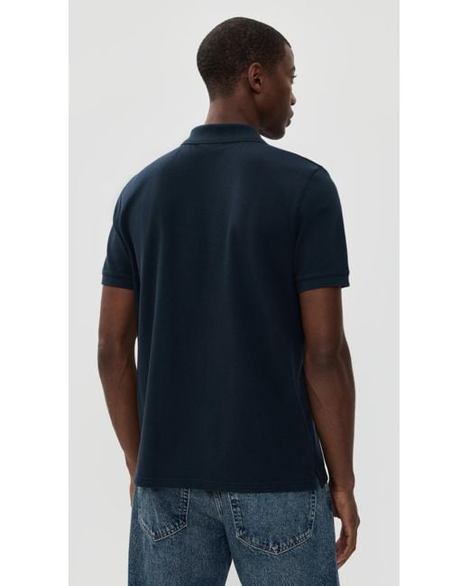 Maison Kitsuné Blue Fox Head Patch Regular Polo for men