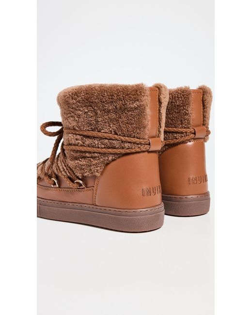 Inuikii Brown Curly Sneakers