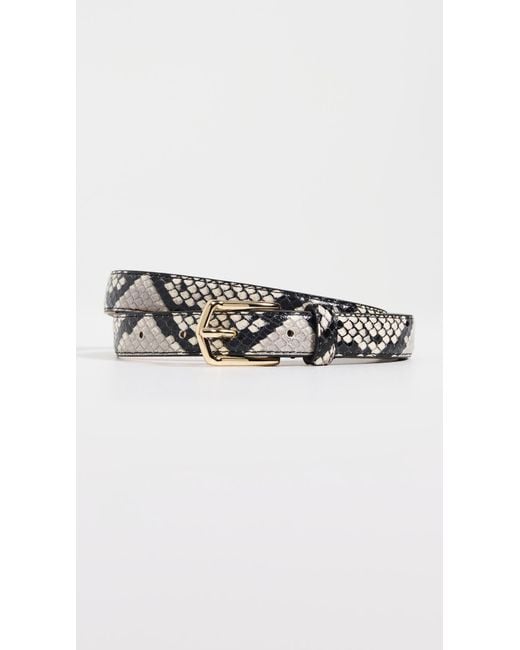 B-Low The Belt Black Calvin Python Belt