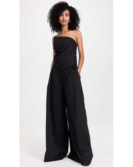 JBQ Black Arlo Strapless Top
