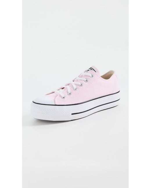 Converse White Chuck Taylor All Star Lift Platform Sneakers