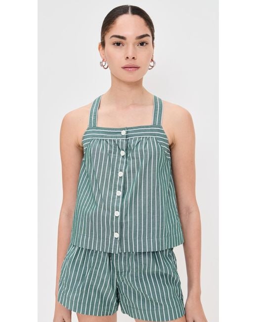 Alex Mill Green Leah Top
