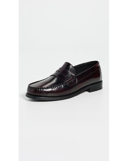 Les Deux Black Willard Leather Loafers for men