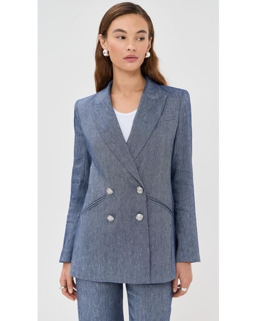 Veronica Beard Blue Dale Dickey Jacket