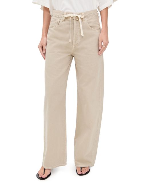 Citizens of Humanity Natural Brynn Drawstring Trousers