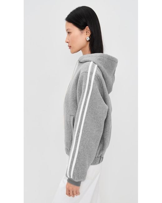 Still Here Gray Boyfriend Zip