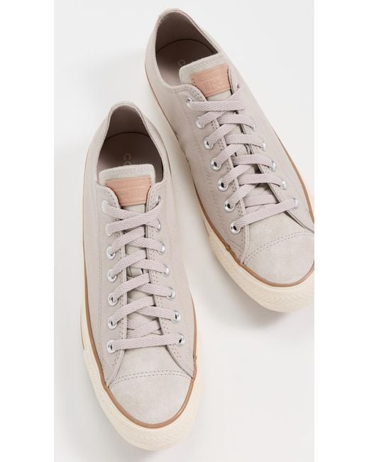 Converse White Chuck Taylor All Star Canvas And Leather Sneakers for men