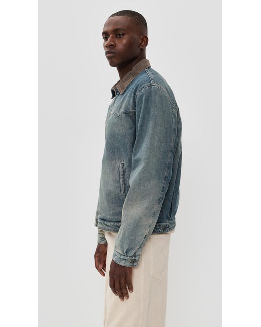AG Jeans Blue Philip Zip Jacket for men