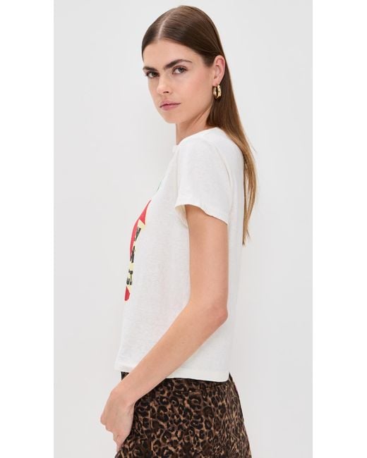 Re/done Red Nyc Classic Tee