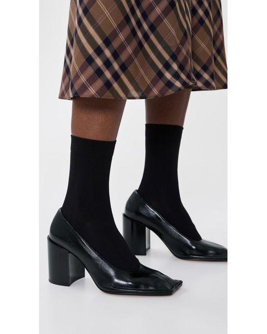Maison Margiela Black Piped Pumps
