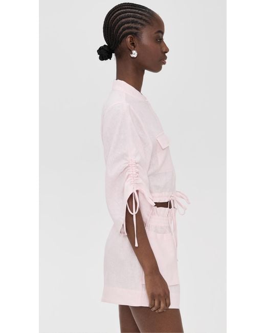 Hevron Pink Eva Top