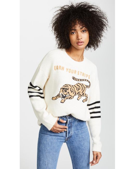 Mother Multicolor Tiger Sweater