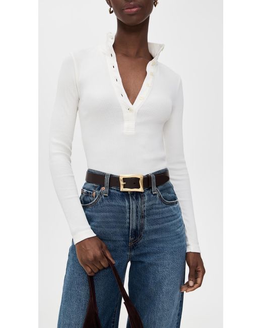 Rag & Bone Black Waverly Belt