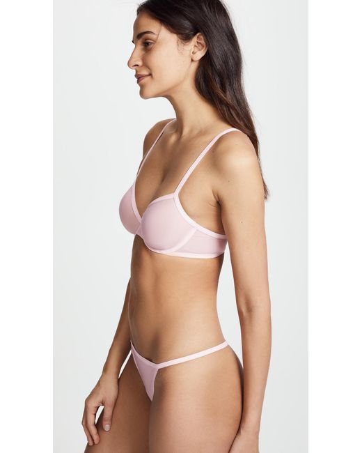 unlined sheer swimwear