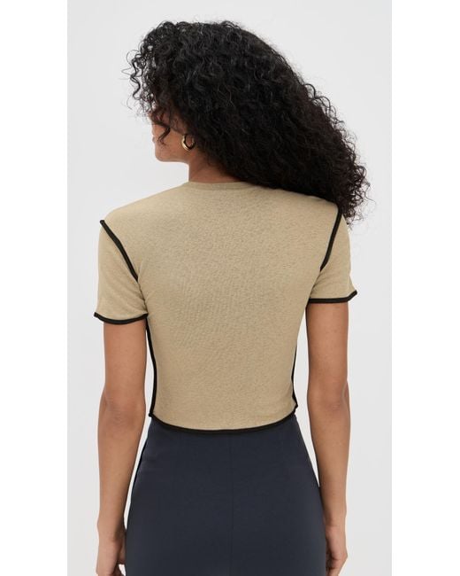 Nanushka Black Sabelle Top