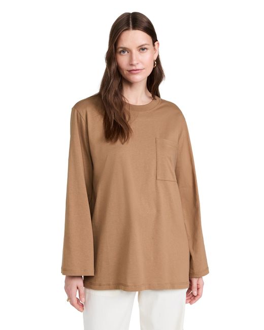 By Malene Birger Natural Fayeh Long Sleeve Tee