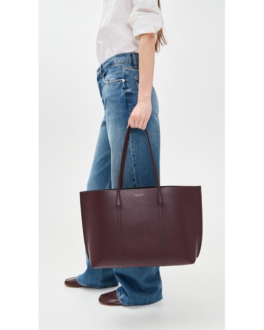Tory Burch Purple Perry Tote