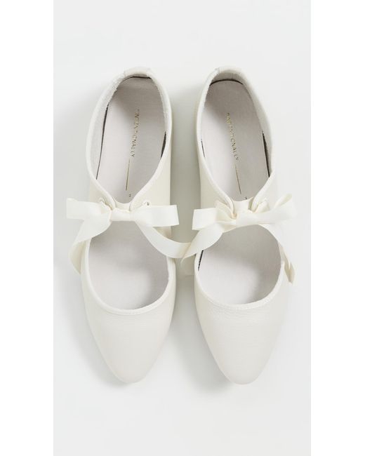 INTENTIONALLY ______ White Valley Ballet Flats