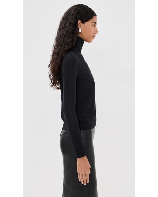 Co. Black Long Sleeve Cashmere Turtleneck