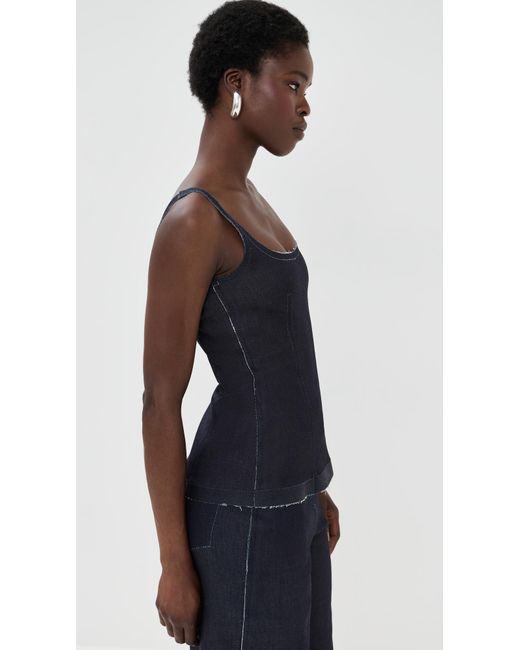 Marni Black Shaped Top With Straps