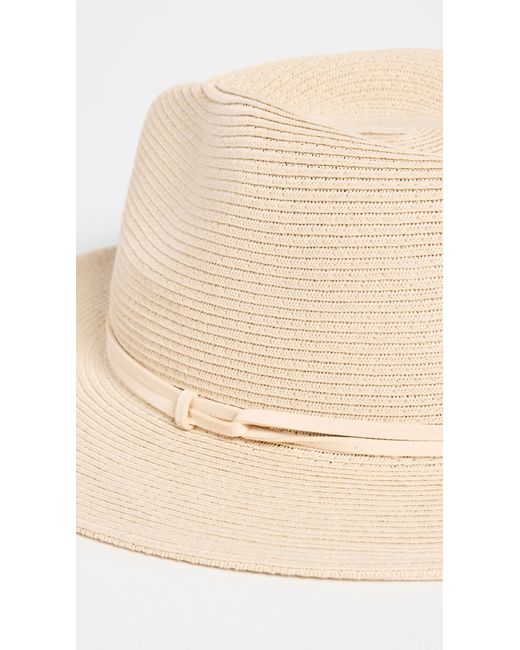 Rag & Bone White Lana Straw Hat