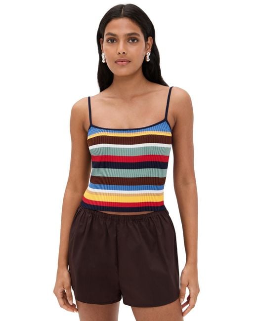 Staud Black Soleil Tank