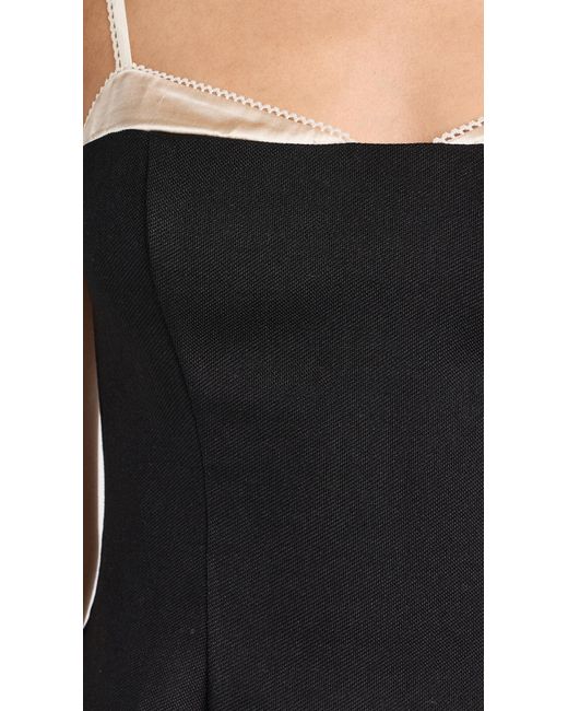 Reformation Black Melanie Top