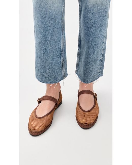 Flabelus Brown Isabella Mesh Flats