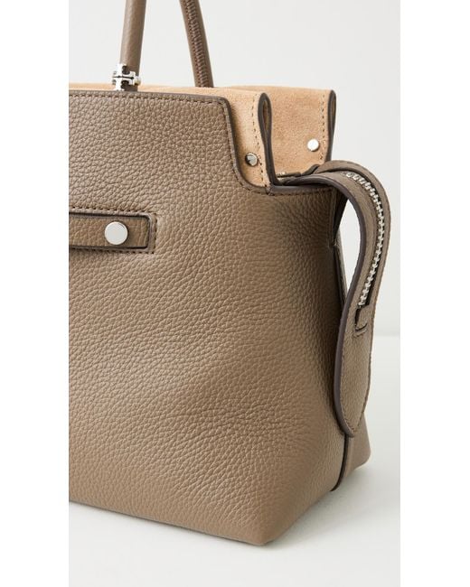 Tory Burch Multicolor Mercer Pebbled Satchel