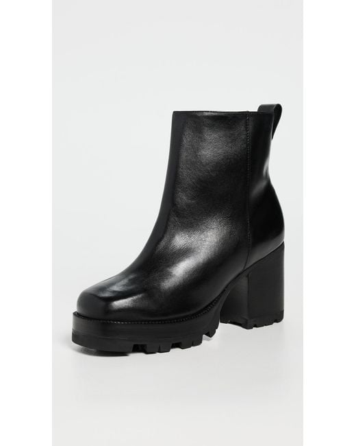 SCHUTZ SHOES Black Platform Booties