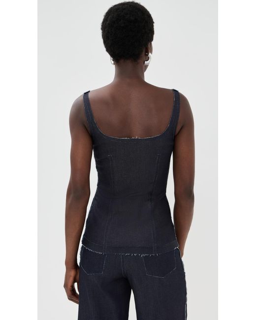 Marni Black Shaped Top With Straps