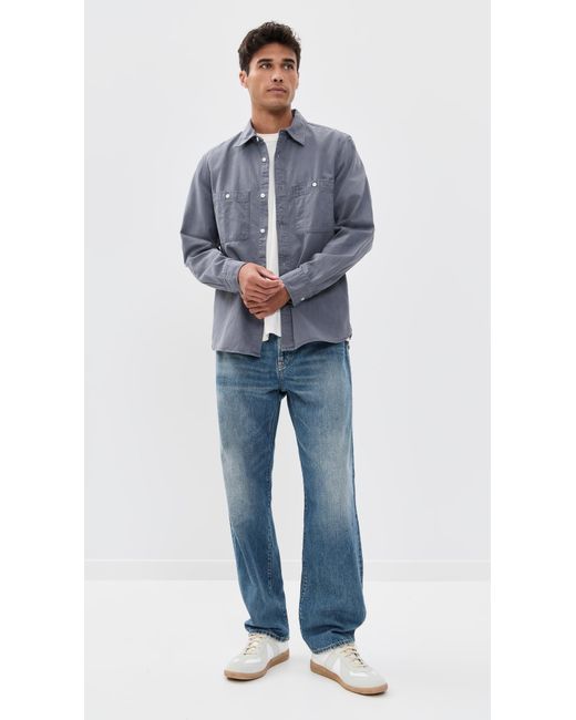 Madewell Blue Patch Pocket Work Shirt for men