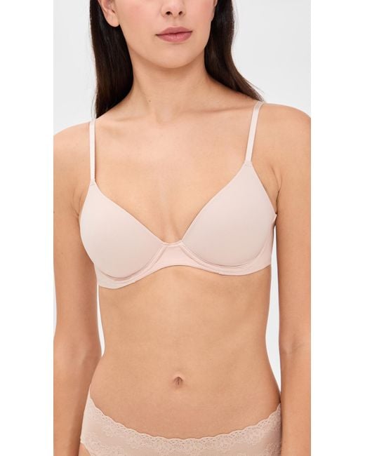 Natori Natural Soft Focus Convertible Demi T-Shirt Bra