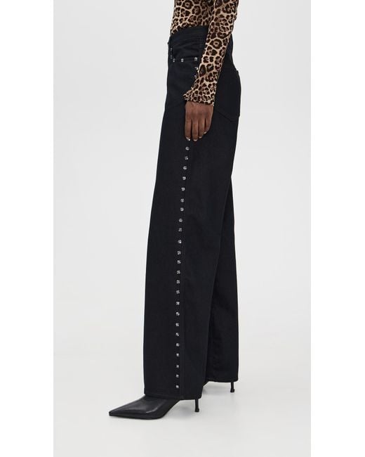 DL1961 Black Kaylen Soft Curve High Rise Jeans