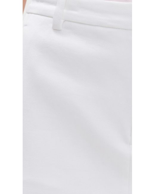 Vince White Mid Rise Tailored Skort