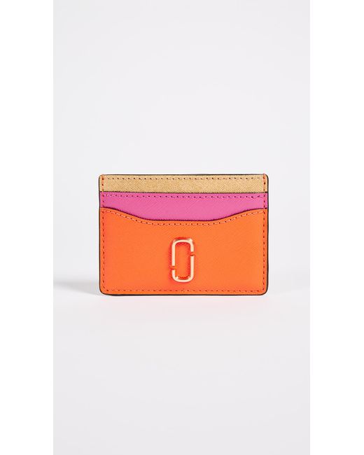 Marc Jacobs Orange Snapshot Card Case