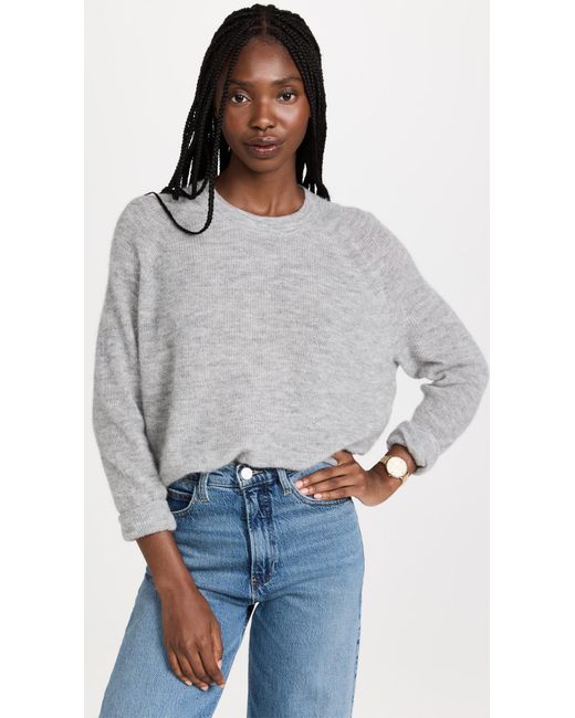 madewell fuzzy sweater