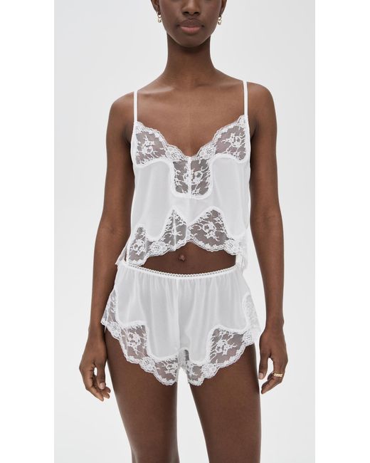 KAT THE LABEL White Harley Camisole