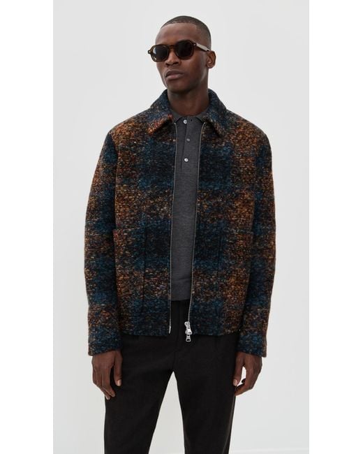 NN07 Black Gael Zip Jacket for men