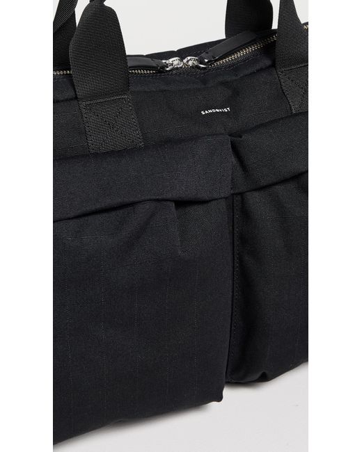 Sandqvist Black Everyday Briefcase for men
