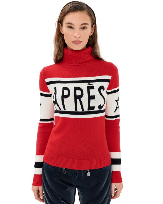 Perfect Moment Red Apres Sweater